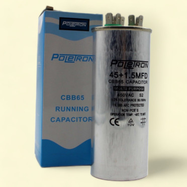 Конденсатор CBB65 - 45 + 1,5 MFD (440 V)
